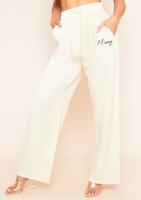 Karin Cream Missy Empire Casual Joggers
