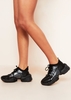 Karina Black Chunky Trainers