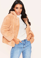 Kaylin Tan Teddy Borg Button Up Coat