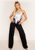 Kirsty Black Wide Leg Denim Jeans