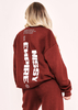Lauren Chocolate Missy Empire Slogan Sweatshirt