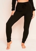 Layla Black Mix & Match Ribbed Lounge Skinny Jogger