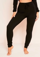 Layla Black Mix & Match Ribbed Lounge Skinny Jogger