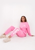 Layla Pink Missy Empire Slogan Joggers