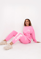 Layla Pink Missy Empire Slogan Joggers