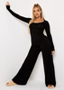Layton Black Wide Leg Jumpsuit