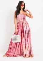 Lizzie Multi Tie Dye Printed Jumpsuit