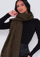 Lola Khaki Soft Touch Scarf