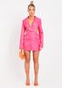 Lucinda Pink Cut Out Blazer Dress
