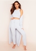 Macey Blue Teddy Borg Longline Cardigan
