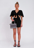 Mai Black Bow Shorts And Top Set