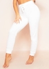 Maia Cream Soft Towelling Joggers