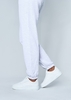 Malina White Low Court Trainers