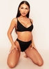 Maria Black High Waisted Thong Knickers