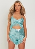 Marissa Turquoise Fringe Halter Neck Top