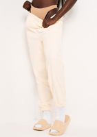 Melina Cream Fleece Joggers