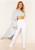 Miley Grey Knitted Maxi Cardigan