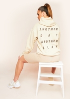 Mindy Sand Another Day Another Slay Slogan Oversized Hoodie