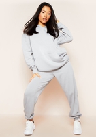 Mira Blue Oversized Hoodie