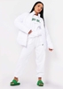 Nalia White Oversized Puffa Coat
