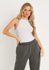 Naya Grey Soft Racer Bodysuit