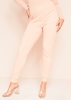 Nayla Peach Ribbed Slim Leg Joggers