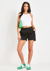 Paige Black Pocket Detail Cargo Shorts