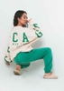Remi Cream Chicago Oversized Sweatshirt