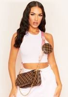 Renée Pink Trio Bag Strap