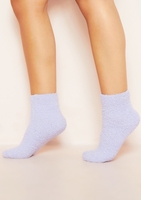 Romy Lilac Fluffy Socks