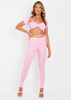 Sabella Pink Tie Waist Leggings