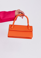 Samira Orange Mini Handbag