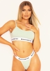 Saniya Sage Missy Empire Tape Cami Crop Lounge Bralet