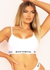 Saniya White Missy Empire Tape Cami Crop Lounge Bralet