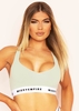 Sarah Sage Missy Empire Tape Racer Back Cropped Bralet
