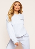 Serena Grey Missy Empire Slogan Oversized Sweatshirt