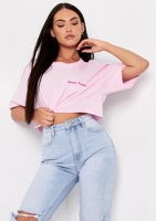 Sierra Baby Pink Cropped Missy