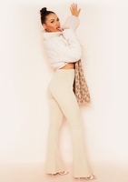 Talia Stone Cropped Puffer Jacket