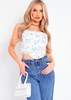 Tania Floral Corset Top