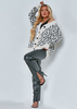 Tanya Cream Jaqaurd Print Cardigan