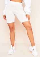 Tilly Cream Basic Cycle Shorts