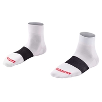 2019 Bontrager Race 1 inch Cycling Sock in White