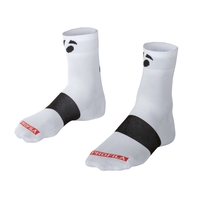 2019 Bontrager Race 2.5 inch Cycling Sock in White