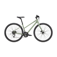 2020 Cannondale Quick 3 Disc Remixte Womens Hybrid Bike in Green