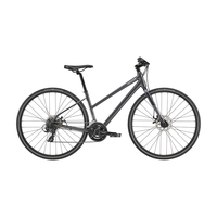 2020 Cannondale Quick 5 Disc Remixte Womens Hybrid Bike in Grey