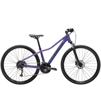 2020 Trek Dual Sport 3 Womens Hybrid Bike Purple Flip