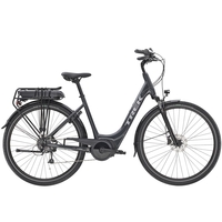 2020 Trek Verve+ 1 Lowstep Electric Hybrid Bike in Charcoal
