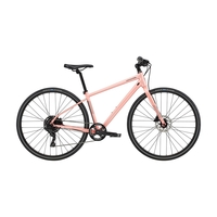 2021 Cannondale Quick Disc 4 Womens Hybrid Bike in Pink