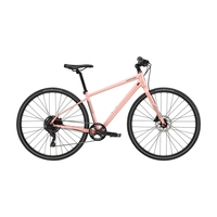 2021 Cannondale Quick Disc 4 Womens Hybrid Bike in Pink