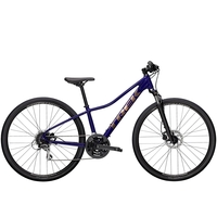 2021 Trek Dual Sport 2 Womens Hybrid Bike in Purple Abyss